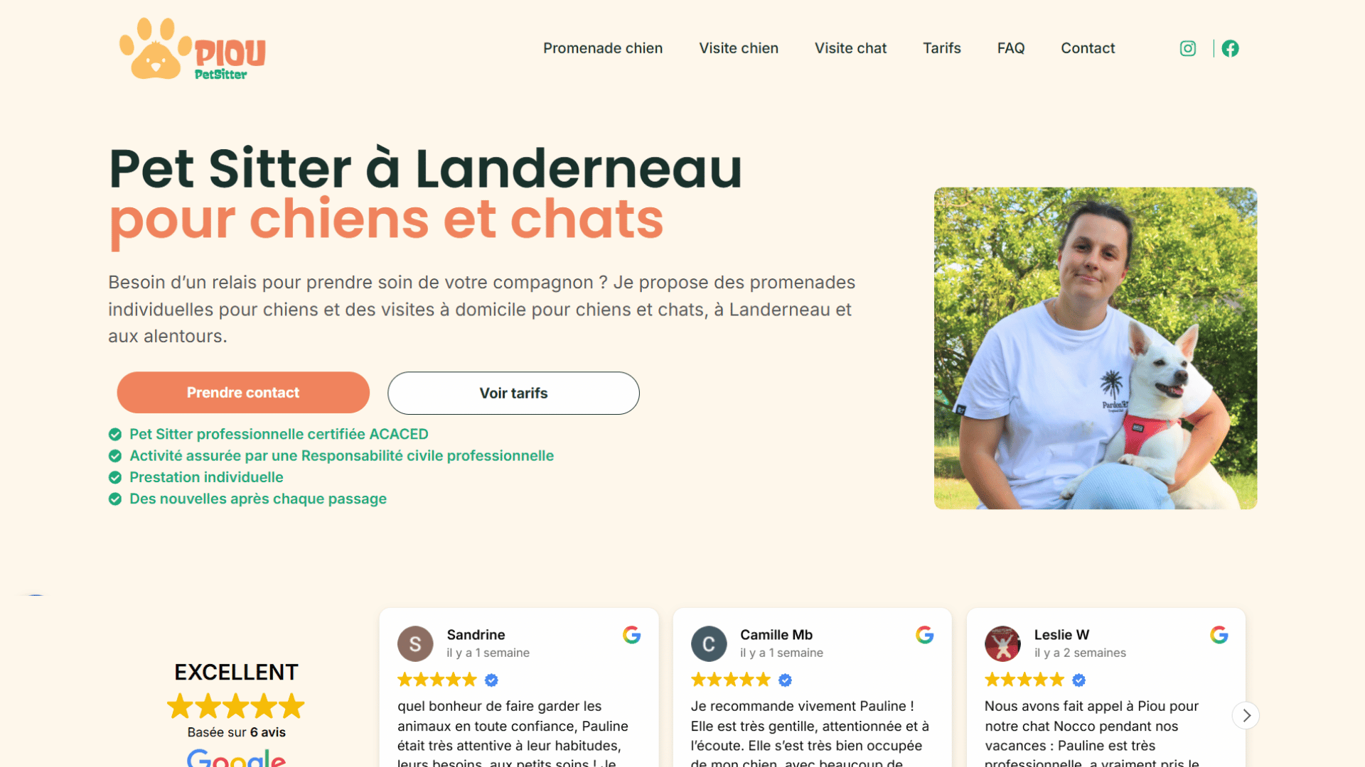 site-web-piou-pet-sitter